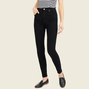 J Crew Dark Black Toothpick Jeans